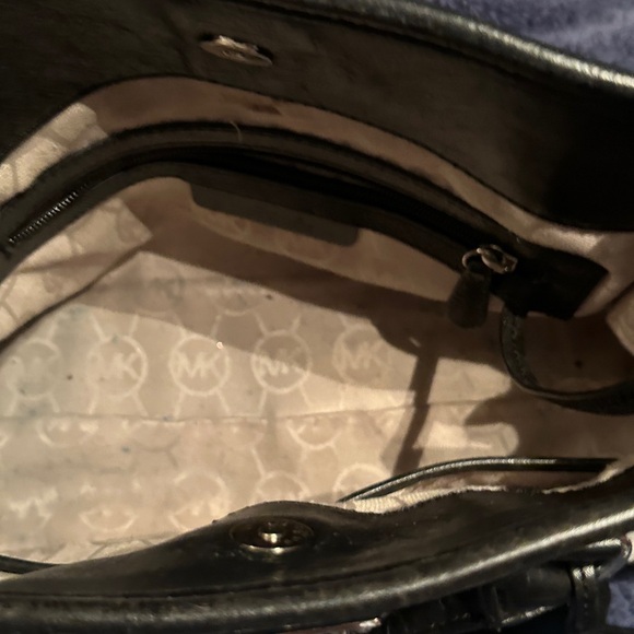 Michael Kors Hamilton white and black pebbled leather with pony hair. RARE! - Picture 9 of 9